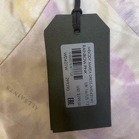 ALLSAINTS Melody Marea Dress Size 12 NWT - Picture 4 of 5